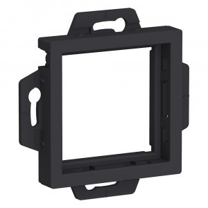 Systeme Electric AtlasDesign переходник-адаптер/рамка промеж. д/ЭУИ 45*45 карбон ATN001008 (5!)