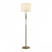 ODEON LIGHT 5403/1FA CLASSIC ODL_EX24 77 бронз./св-корич./крем./керам./ткань Торшер E27 1x60W LATTE