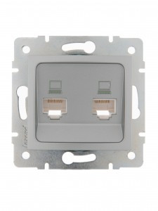 Lezard KARINA мех. роз. СУ 2 мест. комп.+ тел. матов. серебро (корп. ABS) 707-4388-143