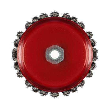 ЕРМАК Щетка металл. для УШМ 150мм/М14 крученая (чашка)