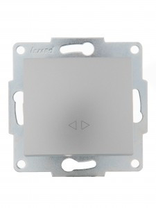 Lezard KARINA мех. выкл. СУ 1 кл. 10А (промежут.) матов. серебро (корп. ABS) 707-4388-107
