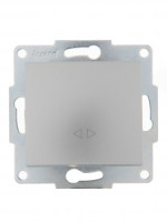 Lezard KARINA мех. выкл. СУ 1 кл. 10А (промежут.) матов. серебро (корп. ABS) 707-4388-107