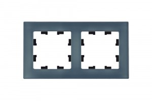 Systeme Electric AtlasDesign NATURE рамка СУ 2 мест., НАТУРАЛЬНОЕ СТЕКЛО, ГРИФЕЛЬ ATN360702 (2!)