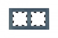 Systeme Electric AtlasDesign NATURE рамка СУ 2 мест., НАТУРАЛЬНОЕ СТЕКЛО, ГРИФЕЛЬ ATN360702 (2!)