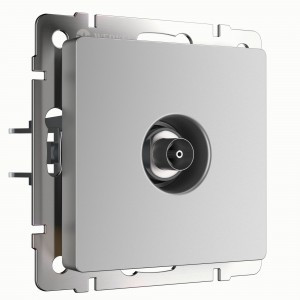 Werkel мех. роз. TV СУ 1 мест. проходн. (серебряный) W1184006 a051517