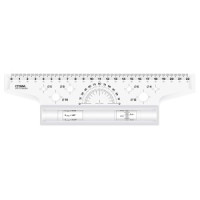 Рейсшина 22см СТАММ, металлический ролик, картонная коробка Арт.351484