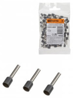 TDM Наконечник-гильза Е2512 2,5мм2 с изолированным фланцем (цена за уп 100шт) SQ0512-0021