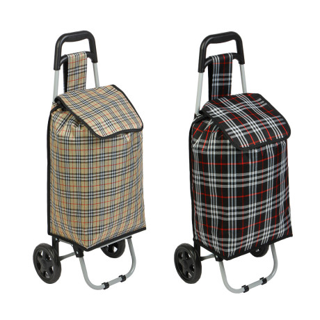 Тележка + сумка, до 30кг тм VETTA, брезент, 28х32х92см, 32л, колеса ЭВА d15см