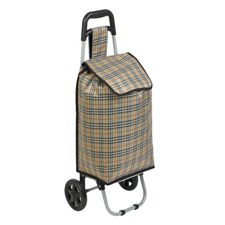 Тележка + сумка, до 30кг тм VETTA, брезент, 28х32х92см, 32л, колеса ЭВА d15см