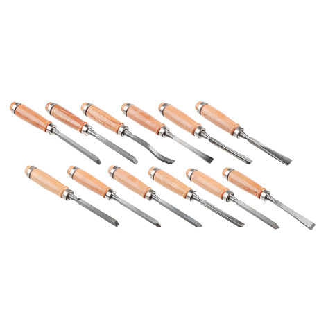 ЕРМАК Набор фигурных стамесок 12шт