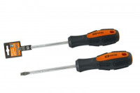 TDM Алмаз отвертка (-) CR-V тип SL5.0x75, ручка 2-х компонентная, магнит (12!) SQ1006-1005