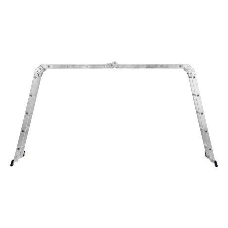 Лестница шарнирная алюминиевая, 2 х 4 + 2 х 5, Сибртех