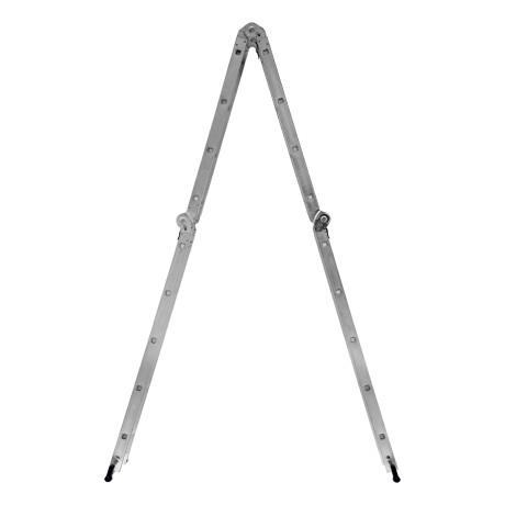 Лестница шарнирная алюминиевая, 2 х 4 + 2 х 5, Сибртех