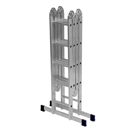 Лестница шарнирная алюминиевая, 2 х 4 + 2 х 5, Сибртех