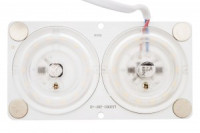 APEYRON модуль св/д с драйвером 24W(1920lm) 2700K 2K 120x63 линз.рассеив. на магнит IP20 2835 02-15