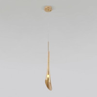 Eurosvet св-к подвесной  G9 1x5 Вт 165х65х1500 металл янтарный/золотой Folio 50224/1 a058963