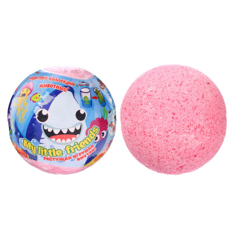 Средство шипучее для ванн My Little friends / Happy Dino с растущей игрушкой, 130г