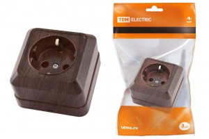 TDM Ладога роз. ОУ 1 мест. 16А бук (земля), керамика (10!) SQ1801-0311