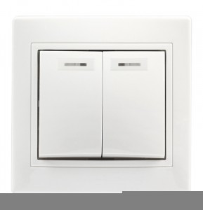 Smartbuy Венера выкл. СУ 2 кл. инд 10А белый  (SBE-01w-10-SW2-1)