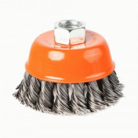 PATRIOT Щетка EDGE byчашеобразная 100ммХМ14 витая проволока, 813010007