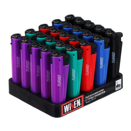 Зажигалка тм WISEN, WP15 TURBO HC 5 (15020)