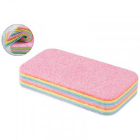 Салфетка из микрофибры многослойная 12в1( 12 удаляемых слоев),12*7см,109044/ Рыжий кот