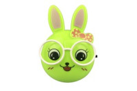 Camelion NL-241 ночник св/д 0.5W 100х75x80 Зайцы очкарики, 220V пластик/выкл.