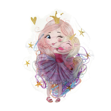 ЮНИLOOK Набор резинок для волос, 120 шт, d2,5см, резина, в ПВХ пакете, 6 дизайнов, ACS-103