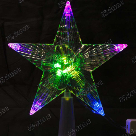 Макушка светодионая ЗВЕЗДА /16см,10 лампочек/