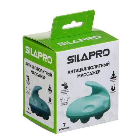 SILAPRO Массажер антицеллюлитный, 10х9х8см, ABS, магнит, 3 цвета