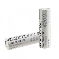 Аккумулятор Robiton LI217NP4200LT 45А/INR21700-P42A низкотемп, высокоток 3.7V 4200mAh,21х70,-40-+60С