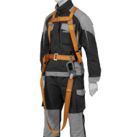 Удерживающая привязь УП IIД, с наплечными лямками, А-строп из синтетической ленты Сибртех