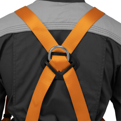 Удерживающая привязь УП IIД, с наплечными лямками, А-строп из синтетической ленты Сибртех