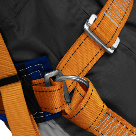 Удерживающая привязь УП IIД, с наплечными лямками, А-строп из синтетической ленты Сибртех