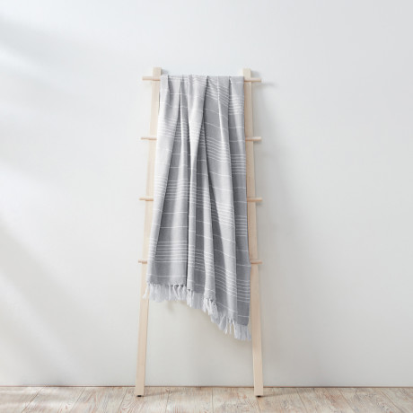 PROVANCE Нэви Плед хлопок 140х200см, серый