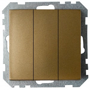 Bylectrica СТИЛЬ мех. 3 кл. выключателя бронза, (С0510-529 бронза)