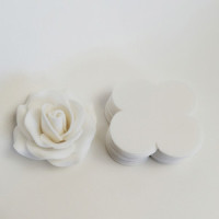 Uniel софтин белый , 9х9см 2мм четырехлист VR-PE5 16T20/R100/HNZ05