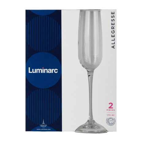 LUMINARC Аллегресс Набор бокалов для шампанского 2шт 175мл, стекло