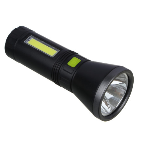 Фонарь ручной тм ЕРМАК, LED+COB, 4 режима, 1200мАч, 5,8х14,8см