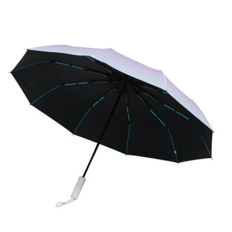 Зонт автомат, усиленный, стекловолокно, металл, пластик, ПЭ, винил, d103см, 10 спиц, 4 цвета, #2