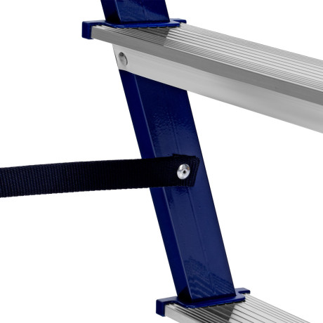 Стремянка двусторонняя 4 ступени, стальная, Сибртех