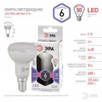 ЭРА стандарт R50 E14 6W(500lm) 6000K 6K 88х50 R50-6W-860-E14 9119