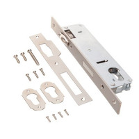 Замок врез 7300-30-R-NIS Apecs с ролик. защелкой (бэксет 30мм, Б/цил.)  \30