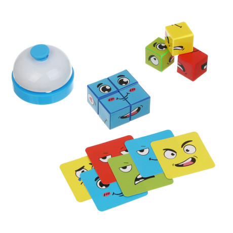 ИГРОЛЕНД Развивающая игра "Эмоции", PP, металл, 13х5,7х11см