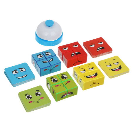 ИГРОЛЕНД Развивающая игра "Эмоции", PP, металл, 13х5,7х11см