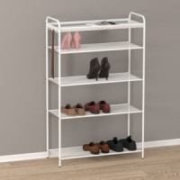 Подставка д/обуви (пвл) Верона25 (5полок) корзинка 65*30*95см (БЕЛЫЙ) ПДОВ25Б под заказ ЗМИ