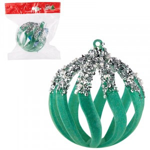 Шар "Бархат бирюзовый" SYQB4-0123160, 8см Волшебная страна