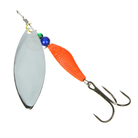 AZOR FISHING Блесна вращающаяся "Хэви Лонг",№4, 8 гр, 5 цветов