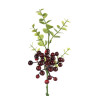 LADECOR Ветка с ягодами искусственная, 34 см, пластик, ткань