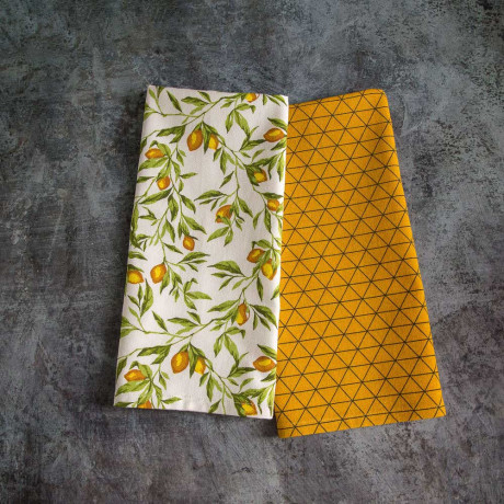 PROVANCE Лимонный курд Полотенце кухонное, 100% хлопок, 40х60см